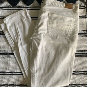 American Eagle White Denim Jeans